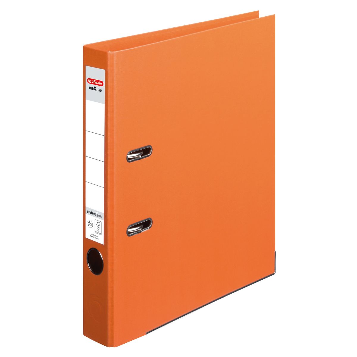 Segregator dźwigniowy Herlitz Q. file Standard A4 50mm pomarańczowy (0011178977)