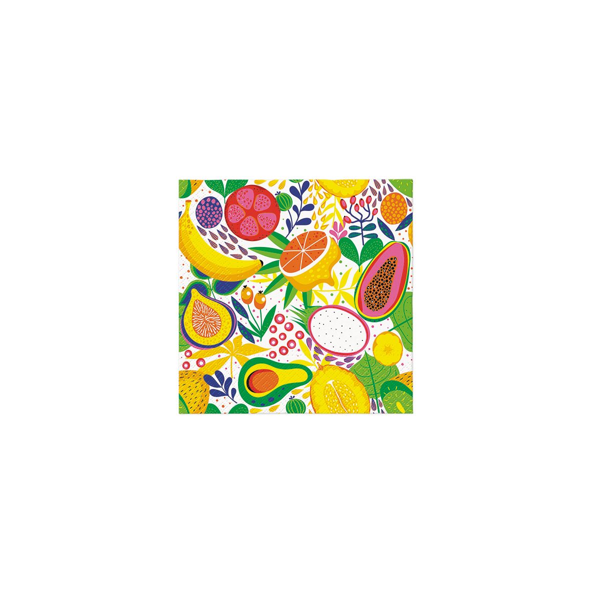 Serwetki Lunch Tropical Delight różne celuloza [mm:] 330x330 Paw (SDL139000)