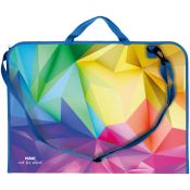 Teczka plastikowa na suwak GEOMETRIC A3 mix Biurfol (TER-01-09)