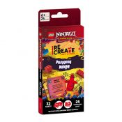 Karty Ameet LEGO® NINJAGO® Recreate. Karty Wyzwań. Przygody ninja (ACP 6701) 32 sztuk