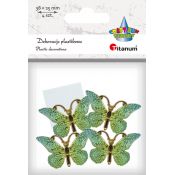 Dekoracja Craft-Fun Series Motyle plastikowe samoprzylepne Titanum (2324012-3)