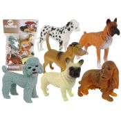 Figurka 6 szt., psy rasowe Lean (13197)