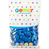 Balon gumowy metalizowany 10cal (GM110/GR/54)