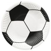 Talerz jednorazowy Paw Soccer ball green śr. 180mm 8 szt (PPD8003500)