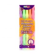 Długopis żelowy Pastel żelowy 5kol mix 0,8mm Strigo (SSC424)