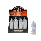 Lampki świąteczne LED 18x6,5cm,na podstawce, zimne białe światło, na baterie 2xAA Adar (616561)
