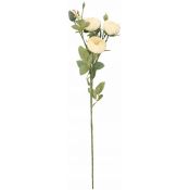 Kwiaty bukiet róż 66cm kremowy Home And Garden (9349)