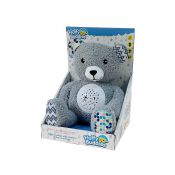 Zabawka dźwiękowa miś z projektorem i dźwiękiem - pozytywka, szeleszczące uszy, na baterie Adar (603400)