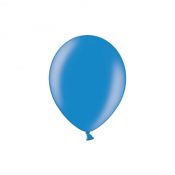 Balon gumowy Partydeco metalizowany 100 szt niebieski 300mm (14M-065)