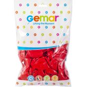 Balon gumowy Pastelowe Czerwony 12cal Godan (G110/45)
