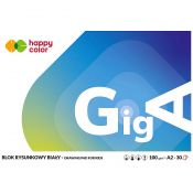 Blok rysunkowy A2 biały 100g 30k Happy Color (HA 3710 4060-00)