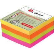 Notes samoprzylepny Titanum mix fluo 400k [mm:] 76x76 (YGSF-02)