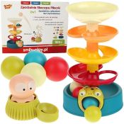 Zabawka edukacyjna zjeżdżalnia skaczące piłeczki Smily Play (SP84959)