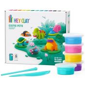 Masa plastyczna dla dzieci Tm Toys Hey Clay Egzotyczne zwierzęta mix (HLC15025CEE)