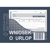 Druk offsetowy Wniosek o urlop A6 40k. Michalczyk i Prokop (515-5)