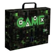 Teczka kartonowa na zatrzask Game green A4 mix Unipap