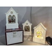 Lampion świąteczny LED domek Adar (624573)