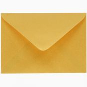 Koperta Logos C6 złota [mm:] 162x116 50 sztuk