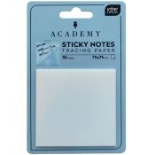 Notes samoprzylepny (karteczki) Academy PRZEŹROCZYSTE FROST biały