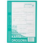 Druk offsetowy Michalczyk i Prokop Karta drogowa  sam. osob. Numerowana A5 A5 80k. (802-3-N)