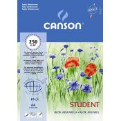 Blok artystyczny Canson Student A4 250g 10k [mm:] 210x297 (200005506)