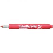 Marker permanentny metaliczny decorite czerwony 1,0mm pędzelek końcówka Artline (AR-033 2 8)