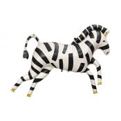 Balon foliowy Partydeco Zebra, 115x85 cm, mix 45cal (FB121)