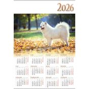 Kalendarz ścienny (401000) k:2915-377 PRZYJACIELE plakatowy 607mm x 880mm Lucrum (PL11)