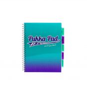 Kołozeszyt (kołonotatnik) FLEX PAD A4 200k. 80g kratka Pukka (8409-FUS)
