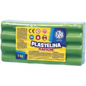 Plastelina Astra 1 kol. zielona jasna 1000g