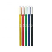 Długopis żelowy CLASSIC żelowy 5kol mix 0,8mm Strigo (SSC426)