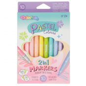 Flamaster Patio Pastel Colorino Kids 10 kol. (80875)