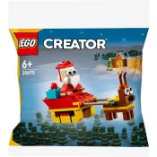 Klocki konstrukcyjne Creator Przejażdżka saniami Świętego Mikołaja Lego (30670)