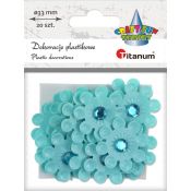 Kwiaty Titanum Craft-Fun Series samoprzylepne (2324043-blue)