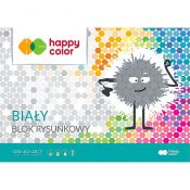 Blok rysunkowy Happy Color A3 biały 100g 20k [mm:] 297x420 (3710 3040-0)