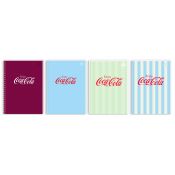 Kołozeszyt (kołobrulion) Interdruk COCA COLA SOFT TOUCH A6 80k. 70g krata