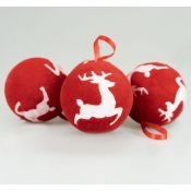 Bombki Zestaw bombek welurowych (4 szt.) Arpex (BN6101)