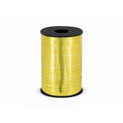 Wstążka plastikowa, złoty, 5mm/225m 5x225 [mm x m] złoty Partydeco (PRM5-019)