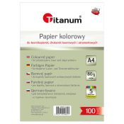 Papier ksero intensywny A4 mix 100k. 80g Flamingo