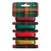 Tasiemka CHRISTMAS 5902277354174 mix Interdruk (4X2M)