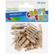 Klamry Craft with Fun naturalna 24 szt (521623)