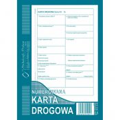 Druk offsetowy Michalczyk i Prokop karta drogowa (numerowana) A5 50k. (815-3-N)