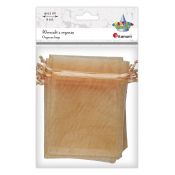 Organza Craft-Fun Series Woreczki z organzy łososiowy Titanum (25BJ033127-5)