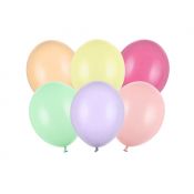 Balon gumowy Partydeco Strong pastel 50szt. mix 270mm (SB12P-000P-50)