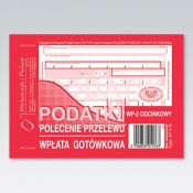 Druk samokopiujący Podatki polecenie przelewu/wpłata gotówkowa 2-odc. A6 80k. Michalczyk i Prokop (471-5)