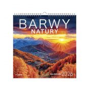 Kalendarz ścienny BARWY NATURY 33x33 330mm x 330mm Press