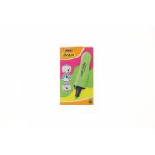 Zakreślacz Bic FLAT HIGHLIGHTER 12 szt 3086123742888 zielony (517964  neon zielony)