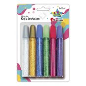 Klej w płynie Craft-Fun Series z brokatem 6 kolorów 15,5ml Titanum