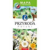 Książeczka edukacyjna Mapy z naklejkami. Przyroda Polski Demart