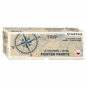 Farby plakatowe Starpak Trip kolor: mix 12 kolor. (493609)